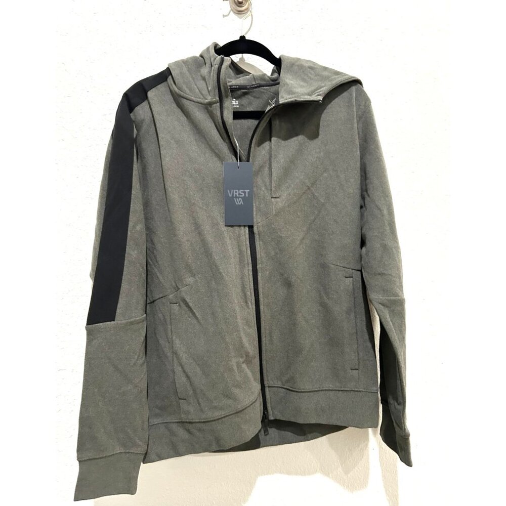 VRST Men's Size M Pinnacle Polar Fleece Full Zip Hoodie, Medium, MSRP $98